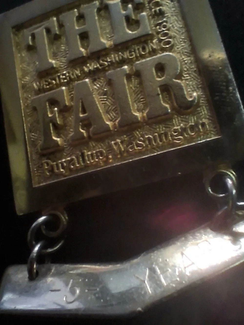 Vintage Western Washington Fair 5 Years Service Pin Brooch